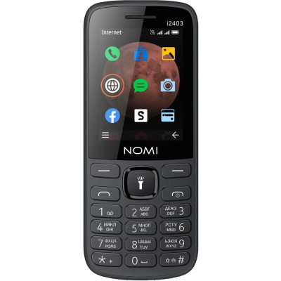Мобільний телефон Nomi i2403 Black - фото 1 Мобільний телефон Nomi i2403 Black - фото 1