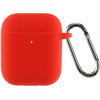 Чохол для навушників Armorstandart Ultrathin Silicone Case With Hook для Apple AirPods 2 Red (ARM59691) Чохол для навушників Armorstandart Ultrathin Silicone Case With Hook для Apple AirPods 2 Red (ARM59691)