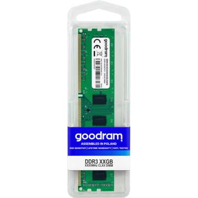 Модуль пам'яті для комп'ютера DDR3 8GB 1600 MHz Goodram (GR1600D364L11/8G) - фото 3 Модуль пам'яті для комп'ютера DDR3 8GB 1600 MHz Goodram (GR1600D364L11/8G) - фото 3