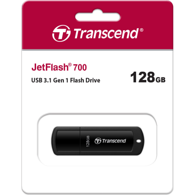 USB флеш накопичувач Transcend 128GB JetFlash 700 USB 3.0 (TS128GJF700) - фото 3 USB флеш накопичувач Transcend 128GB JetFlash 700 USB 3.0 (TS128GJF700) - фото 3