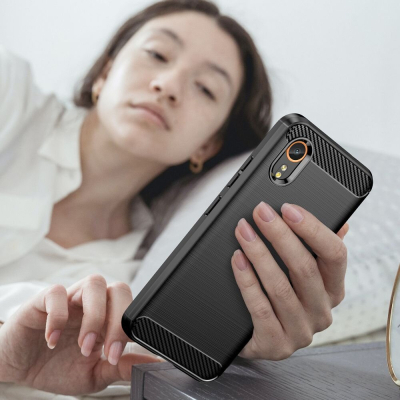 Чохол до мобільного телефона BeCover Carbon Series Samsung Galaxy Xcover7 Black (711892) - фото 4 Чохол до мобільного телефона BeCover Carbon Series Samsung Galaxy Xcover7 Black (711892) - фото 4