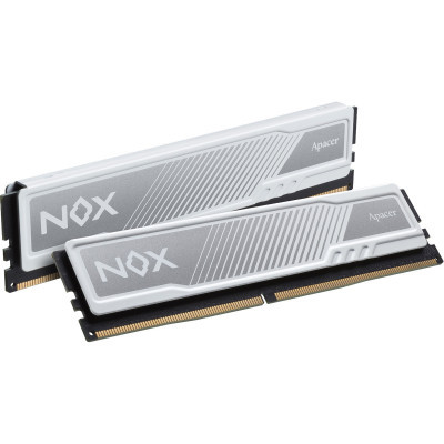 Модуль пам'яті для комп'ютера DDR4 16GB (2x8GB) 3200 MHz NOX White Apacer (AH4U16G32C28YMWAA-2) - фото 2 Модуль пам'яті для комп'ютера DDR4 16GB (2x8GB) 3200 MHz NOX White Apacer (AH4U16G32C28YMWAA-2) - фото 2