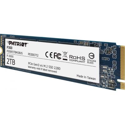 Накопичувач SSD M.2 2280 2TB Patriot (P300P2TBM28) - фото 3 Накопичувач SSD M.2 2280 2TB Patriot (P300P2TBM28) - фото 3