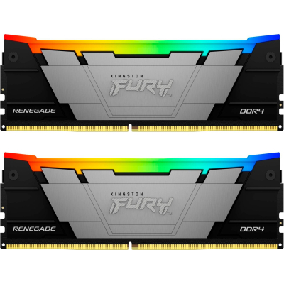 Модуль пам'яті для комп'ютера DDR4 16GB (2x8GB) 4600 MHz Renegade RGB Kingston Fury (ex.HyperX) (KF446C19RB2AK2/16) - фото 2 Модуль пам'яті для комп'ютера DDR4 16GB (2x8GB) 4600 MHz Renegade RGB Kingston Fury (ex.HyperX) (KF446C19RB2AK2/16) - фото 2