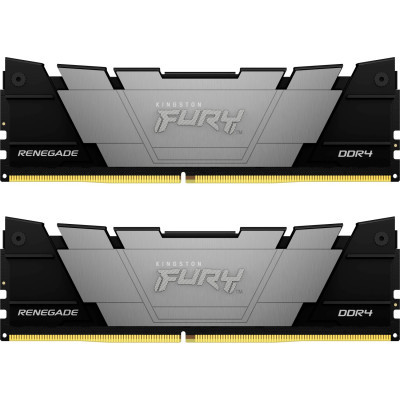Модуль пам'яті для комп'ютера DDR4 64GB (2x32GB) 3600 MHz Renegade Black Kingston Fury (ex.HyperX) (KF436C18RB2K2/64) - фото 1 Модуль пам'яті для комп'ютера DDR4 64GB (2x32GB) 3600 MHz Renegade Black Kingston Fury (ex.HyperX) (KF436C18RB2K2/64) - фото 1