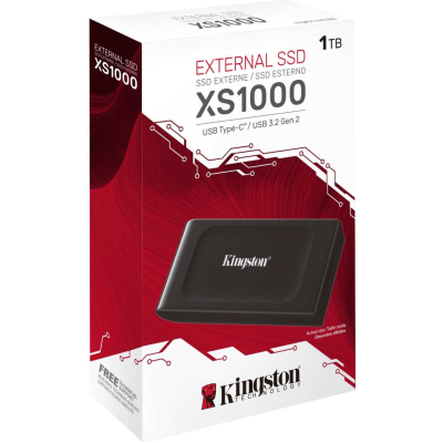 Накопичувач SSD USB-C 1TB Kingston (SXS1000/1000G) - фото 3 Накопичувач SSD USB-C 1TB Kingston (SXS1000/1000G) - фото 3