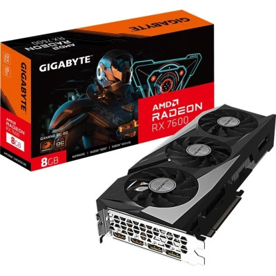 Відеокарта GIGABYTE Radeon RX 7600 8Gb GAMING OC (GV-R76GAMING OC-8GD) - фото 8 Відеокарта GIGABYTE Radeon RX 7600 8Gb GAMING OC (GV-R76GAMING OC-8GD) - фото 8