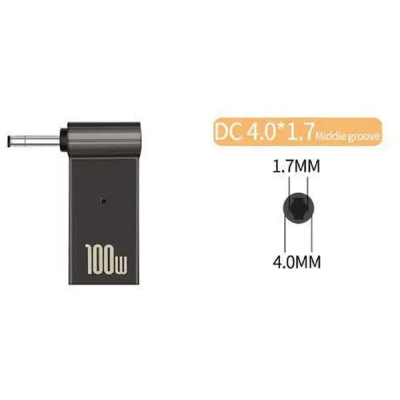 Адаптер PD 100W USB Type-C Female to DC Male Jack 4.0x1.7 mm LENOVO ST-Lab (PD100W-4.0x1.7mm) - фото 1 Адаптер PD 100W USB Type-C Female to DC Male Jack 4.0x1.7 mm LENOVO ST-Lab (PD100W-4.0x1.7mm) - фото 1