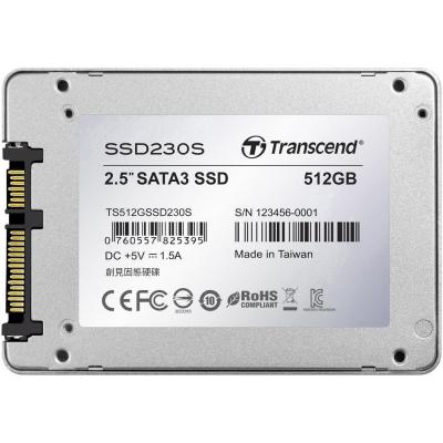 Накопичувач SSD 2.5" 512GB Transcend (TS512GSSD230S) - фото 3 Накопичувач SSD 2.5" 512GB Transcend (TS512GSSD230S) - фото 3