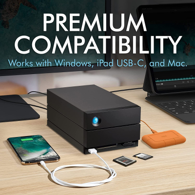 Зовнішній жорсткий диск 3.5" 20TB LaCie (STLG20000400) - фото 6 Зовнішній жорсткий диск 3.5" 20TB LaCie (STLG20000400) - фото 6
