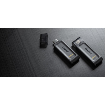 USB флеш накопичувач Kingston 256GB DataTraveller 70 USB 3.2 / Type-C (DT70/256GB) - фото 7 USB флеш накопичувач Kingston 256GB DataTraveller 70 USB 3.2 / Type-C (DT70/256GB) - фото 7
