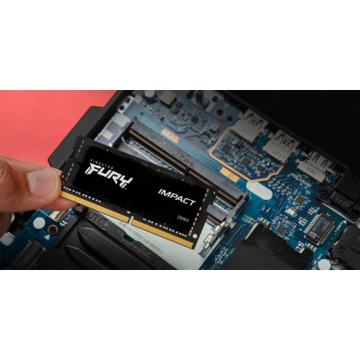 Модуль пам'яті для ноутбука SoDIMM DDR4 32GB (2x16GB) 3200 MHz Impact Kingston Fury (ex.HyperX) (KF432S20IBK2/32) - фото 3 Модуль пам'яті для ноутбука SoDIMM DDR4 32GB (2x16GB) 3200 MHz Impact Kingston Fury (ex.HyperX) (KF432S20IBK2/32) - фото 3