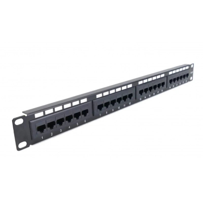 Патч-панель Hypernet 19" 24 порта UTP cat.6 з менеджментом кабеля (PP-KUTP6-24-NM-CM) - фото 3 Патч-панель Hypernet 19" 24 порта UTP cat.6 з менеджментом кабеля (PP-KUTP6-24-NM-CM) - фото 3