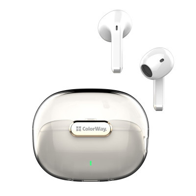 Навушники ColorWay Slim TWS-2 Earbuds White (CW-TWS2WT) - фото 1 Навушники ColorWay Slim TWS-2 Earbuds White (CW-TWS2WT) - фото 1