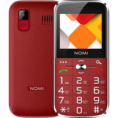 Мобільний телефон Nomi i220 Red - фото 2 Мобільний телефон Nomi i220 Red - фото 2