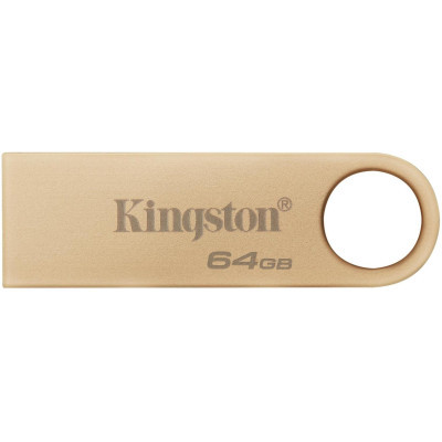 USB флеш накопичувач Kingston 64GB DataTraveler SE9 G3 Gold USB 3.2 (DTSE9G3/64GB) - фото 1 USB флеш накопичувач Kingston 64GB DataTraveler SE9 G3 Gold USB 3.2 (DTSE9G3/64GB) - фото 1