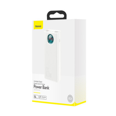 Батарея універсальна Baseus Amblight 30000mAh 65W, 6A, QC3.0, PD3.0, cable Type-C/100W (PPLG-A02) - фото 7 Батарея універсальна Baseus Amblight 30000mAh 65W, 6A, QC3.0, PD3.0, cable Type-C/100W (PPLG-A02) - фото 7