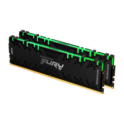 Модуль пам'яті для комп'ютера DDR4 16GB (2x8GB) 3600 MHz Fury Renegade RGB Kingston Fury (ex.HyperX) (KF436C16RBAK2/16) - фото 1 Модуль пам'яті для комп'ютера DDR4 16GB (2x8GB) 3600 MHz Fury Renegade RGB Kingston Fury (ex.HyperX) (KF436C16RBAK2/16) - фото 1