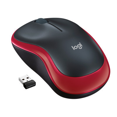 Мишка Logitech M185 red (910-002240) - фото 1 Мишка Logitech M185 red (910-002240) - фото 1
