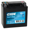 Акумулятор автомобільний EXIDE START STOP AUXILIARY 13Ah (+/-) (200CCA) (EK131) Акумулятор автомобільний EXIDE START STOP AUXILIARY 13Ah (+/-) (200CCA) (EK131)