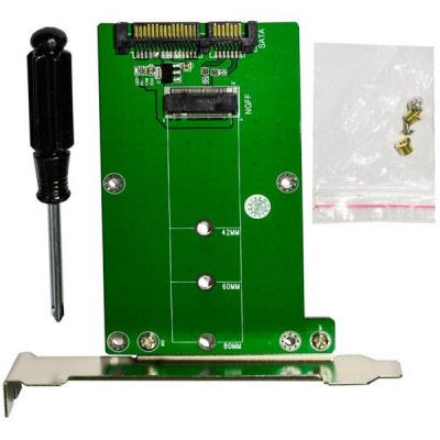 Контролер SATA to M.2 (NGFF) B-key SSD 22*42, 22*60, 22*80 mm Maiwo (45776/KT001A) - фото 6 Контролер SATA to M.2 (NGFF) B-key SSD 22*42, 22*60, 22*80 mm Maiwo (45776/KT001A) - фото 6