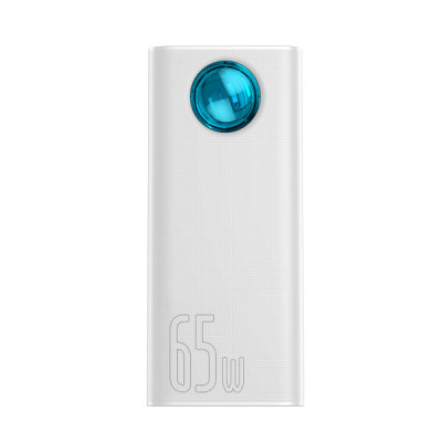 Батарея універсальна Baseus Amblight 30000mAh 65W, 6A, QC3.0, PD3.0, cable Type-C/100W (PPLG-A02) - фото 3 Батарея універсальна Baseus Amblight 30000mAh 65W, 6A, QC3.0, PD3.0, cable Type-C/100W (PPLG-A02) - фото 3