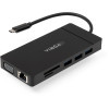 Концентратор Vinga USB-C 3.1 to VGA+HDMI+RJ45+3xUSB3.0+USB2.0+SD/TF+PD100W+Audio (VHYC10)