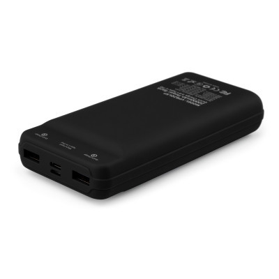 Батарея універсальна Vinga 20000 mAh QC3.0 Display soft touch black (VPB2QLSBK) - фото 3 Батарея універсальна Vinga 20000 mAh QC3.0 Display soft touch black (VPB2QLSBK) - фото 3