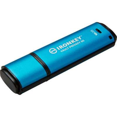 USB флеш накопичувач Kingston 16GB IronKey Vault Privacy 50 Blue USB 3.2 (IKVP50/16GB) - фото 2 USB флеш накопичувач Kingston 16GB IronKey Vault Privacy 50 Blue USB 3.2 (IKVP50/16GB) - фото 2