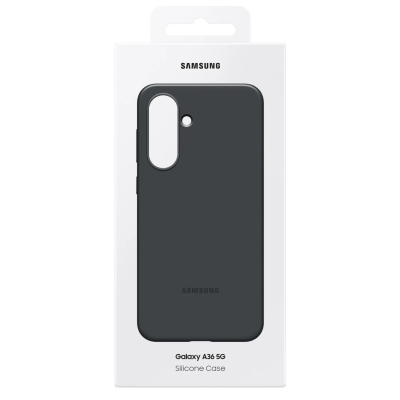 Чохол до мобільного телефона Samsung для Galaxy A36 (A366), Silicone Case black (EF-PA366CBEGWW) - фото 6 Чохол до мобільного телефона Samsung для Galaxy A36 (A366), Silicone Case black (EF-PA366CBEGWW) - фото 6
