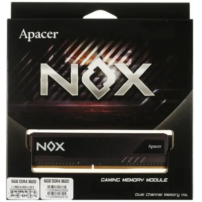 Модуль пам'яті для комп'ютера DDR4 8GB 3200 MHz NOX Apacer (AH4U08G32C28YMBAA-1) - фото 4 Модуль пам'яті для комп'ютера DDR4 8GB 3200 MHz NOX Apacer (AH4U08G32C28YMBAA-1) - фото 4