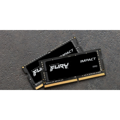 Модуль пам'яті для ноутбука SoDIMM DDR4 32GB (2x16GB) 3200 MHz Impact Kingston Fury (ex.HyperX) (KF432S20IBK2/32) - фото 2 Модуль пам'яті для ноутбука SoDIMM DDR4 32GB (2x16GB) 3200 MHz Impact Kingston Fury (ex.HyperX) (KF432S20IBK2/32) - фото 2