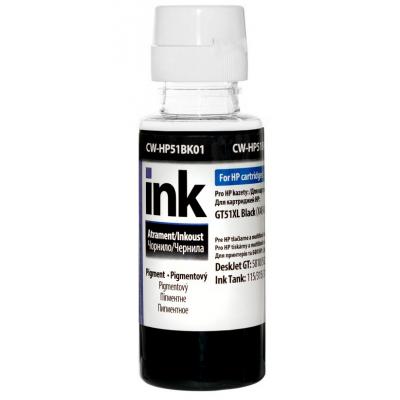 Чорнило ColorWay HP Ink Tank 115/315/415 100мл Black Pigm. (CW-HP51BK01) - фото 1 Чорнило ColorWay HP Ink Tank 115/315/415 100мл Black Pigm. (CW-HP51BK01) - фото 1