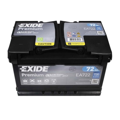 Акумулятор автомобільний EXIDE PREMIUM 72A (EA722) - фото 4 Акумулятор автомобільний EXIDE PREMIUM 72A (EA722) - фото 4