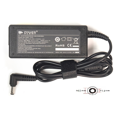 Блок живлення до ноутбуку PowerPlant ASUS 220V, 65W, 19V, 3.42A (4.0*1.35) (AS65F4014) - фото 3 Блок живлення до ноутбуку PowerPlant ASUS 220V, 65W, 19V, 3.42A (4.0*1.35) (AS65F4014) - фото 3