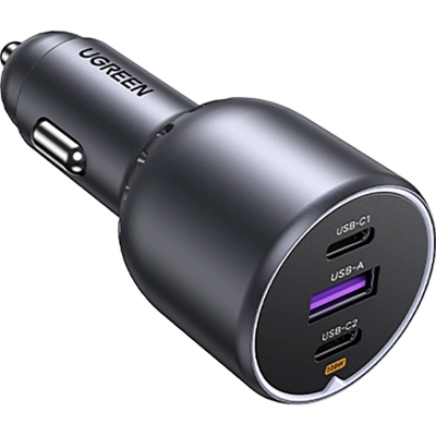 Зарядний пристрій Ugreen 3xUSB 130W (2xUSB-C+USB-A) QC3.0 (EC705) (35025) - фото 2 Зарядний пристрій Ugreen 3xUSB 130W (2xUSB-C+USB-A) QC3.0 (EC705) (35025) - фото 2