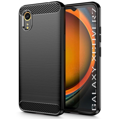Чохол до мобільного телефона BeCover Carbon Series Samsung Galaxy Xcover7 Black (711892) - фото 1 Чохол до мобільного телефона BeCover Carbon Series Samsung Galaxy Xcover7 Black (711892) - фото 1