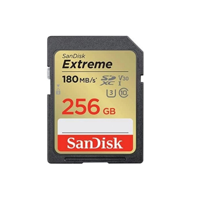 Карта пам'яті SanDisk 256GB SD class 10 UHS-I Extreme (SDSDXVV-256G-GNCIN) - фото 1 Карта пам'яті SanDisk 256GB SD class 10 UHS-I Extreme (SDSDXVV-256G-GNCIN) - фото 1