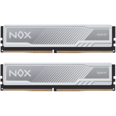 Модуль пам'яті для комп'ютера DDR4 32GB (2x16GB) 3600 MHz NOX White Apacer (AH4U32G36C25YMWAA-2) - фото 1 Модуль пам'яті для комп'ютера DDR4 32GB (2x16GB) 3600 MHz NOX White Apacer (AH4U32G36C25YMWAA-2) - фото 1