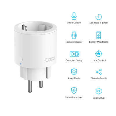 Розумна розетка TP-Link Tapo P115 (1-pack) (Tapo P115(1-pack)) - фото 2 Розумна розетка TP-Link Tapo P115 (1-pack) (Tapo P115(1-pack)) - фото 2