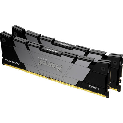 Модуль пам'яті для комп'ютера DDR4 64GB (2x32GB) 3600 MHz Renegade Black Kingston Fury (ex.HyperX) (KF436C18RB2K2/64) - фото 2 Модуль пам'яті для комп'ютера DDR4 64GB (2x32GB) 3600 MHz Renegade Black Kingston Fury (ex.HyperX) (KF436C18RB2K2/64) - фото 2