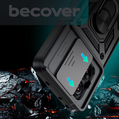 Чохол до мобільного телефона BeCover Military Xiaomi 13T/13T Pro Black (710557) - фото 5 Чохол до мобільного телефона BeCover Military Xiaomi 13T/13T Pro Black (710557) - фото 5