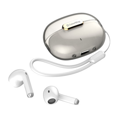 Навушники ColorWay Slim TWS-2 Earbuds White (CW-TWS2WT) - фото 3 Навушники ColorWay Slim TWS-2 Earbuds White (CW-TWS2WT) - фото 3