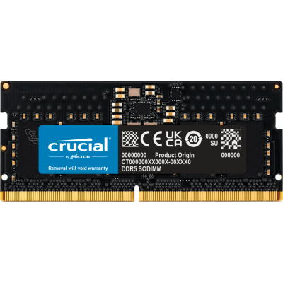 Модуль пам'яті для ноутбука SoDIMM DDR5 8GB 4800 MHz Micron (CT8G48C40S5) - фото 1 Модуль пам'яті для ноутбука SoDIMM DDR5 8GB 4800 MHz Micron (CT8G48C40S5) - фото 1