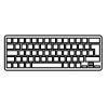 Клавіатура ноутбука MSI X-Slim X300/X320/X340/X400 белая UA (A43410)