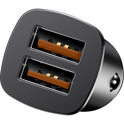 Зарядний пристрій Baseus Square metal A+A 30W Black (CCALL-DS01) - фото 3 Зарядний пристрій Baseus Square metal A+A 30W Black (CCALL-DS01) - фото 3