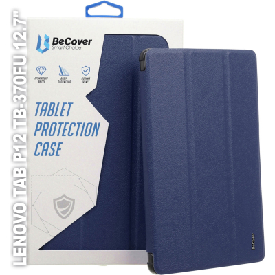 Чохол до планшета BeCover Smart Case Lenovo Tab P12 TB-370FU 12.7" Deep Blue (710057) - фото 1 Чохол до планшета BeCover Smart Case Lenovo Tab P12 TB-370FU 12.7" Deep Blue (710057) - фото 1