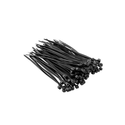 Стяжка Top Tools чорна, 2.5x100 мм, пластик, 100 шт. (44E956) - фото 1 Стяжка Top Tools чорна, 2.5x100 мм, пластик, 100 шт. (44E956) - фото 1