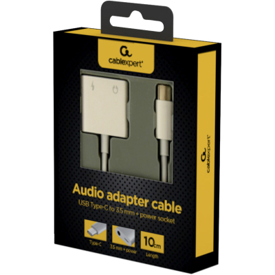 Адаптер USB-C to stereo audio 3.5 mm + USB-C power (CDLA) Cablexpert (A-CM-3.5FP-01) - фото 5 Адаптер USB-C to stereo audio 3.5 mm + USB-C power (CDLA) Cablexpert (A-CM-3.5FP-01) - фото 5