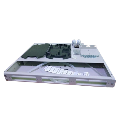 Патч-панель оптична 1U-24 з касетою Crosver (FOB 19/1-332/32-1-24 (black)) - фото 4 Патч-панель оптична 1U-24 з касетою Crosver (FOB 19/1-332/32-1-24 (black)) - фото 4